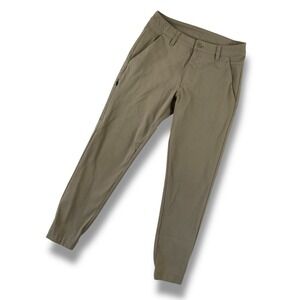 BYLT 'Everyday Joggers' Mens Pants Size 31 Khaki Slim Fit Chino Performance Tan